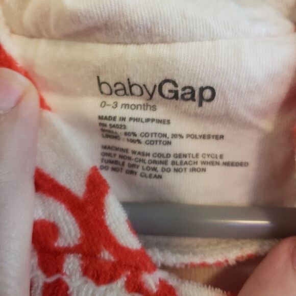BABY GAP TERRYCLOTH SWIMSUIT COVER UP SIZE 0-3 M - Picture 2 of 5